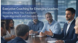 Executive coaching session in progress